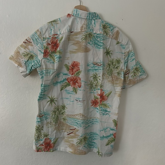 Tori Richard Hawaiian Shirt in White Multicolor Sz XL - Picture 8 of 11